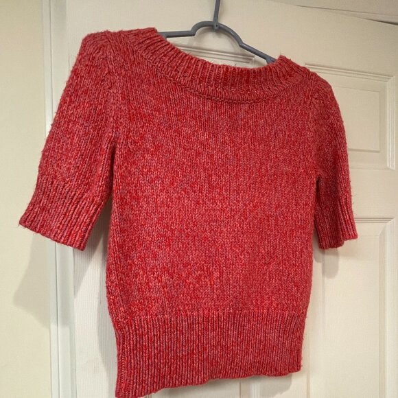 Worthington Womens Short Sleeve Sweater Size Medium - Metallic accents - Picture 3 of 12